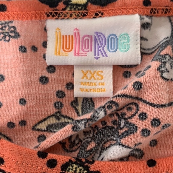 LuLaroe Irma Tunic Minnie Mouse Lic. Disney-Peach/Black/White, Sz XXS - Picture 6 of 9